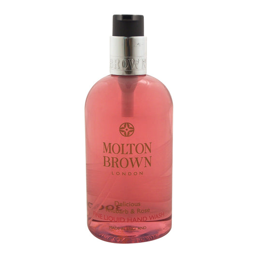 M.brown – Köstliche flüssige Handwäsche mit Rhabarber und Rose, 300 ml