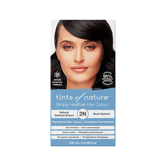 Tints Of Nature Permanent Hair Colour 2n (natural Darkest Brown)