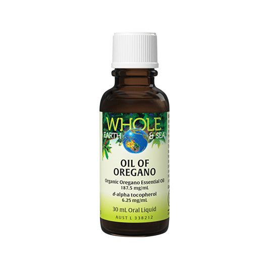 Whole Earth &amp; Sea Oregano-Öl zum Einnehmen, 30 ml